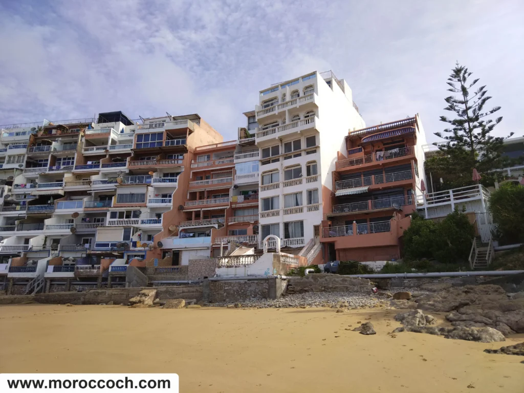 شقق للكراء أمام شاطئ تغازوت شمال أكادير